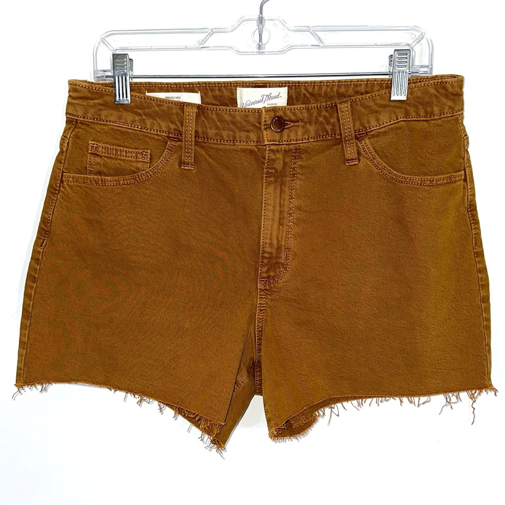 SOLD 💕Universal Thread High Rise Vintage Midi Jean Shorts - Picture 1 of 12